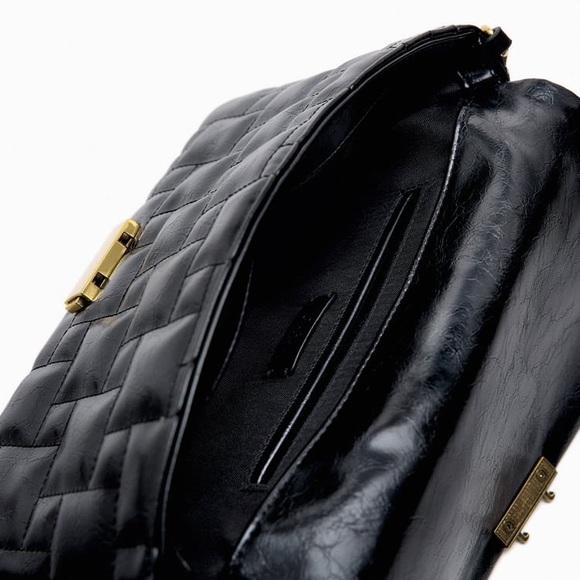 ZARA QUILTED SHOULDER BAG - Picture 4 of 11